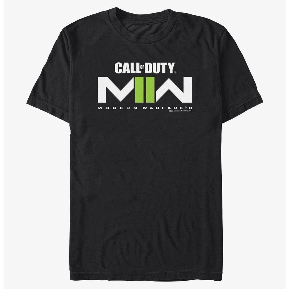 Call of Duty MWII Graphic Tee – Black, XL, Gamer Shirt, NWOT